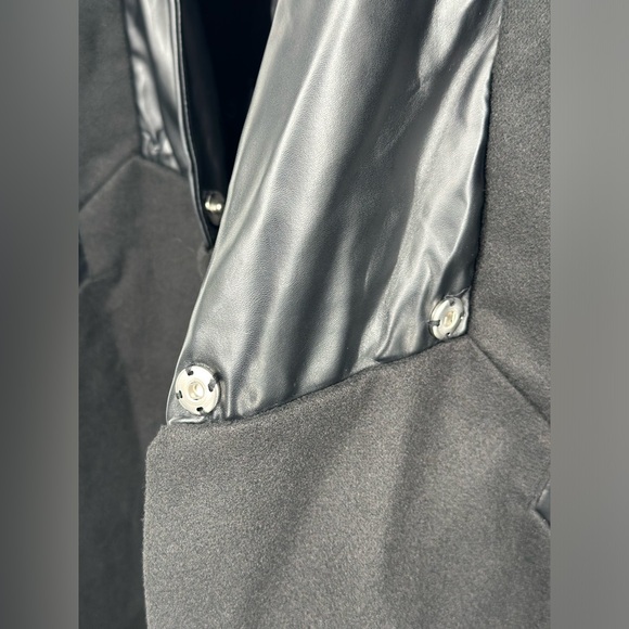 Long Pea Coat Designer Shape Blazer for Women - Picture 3 of 5